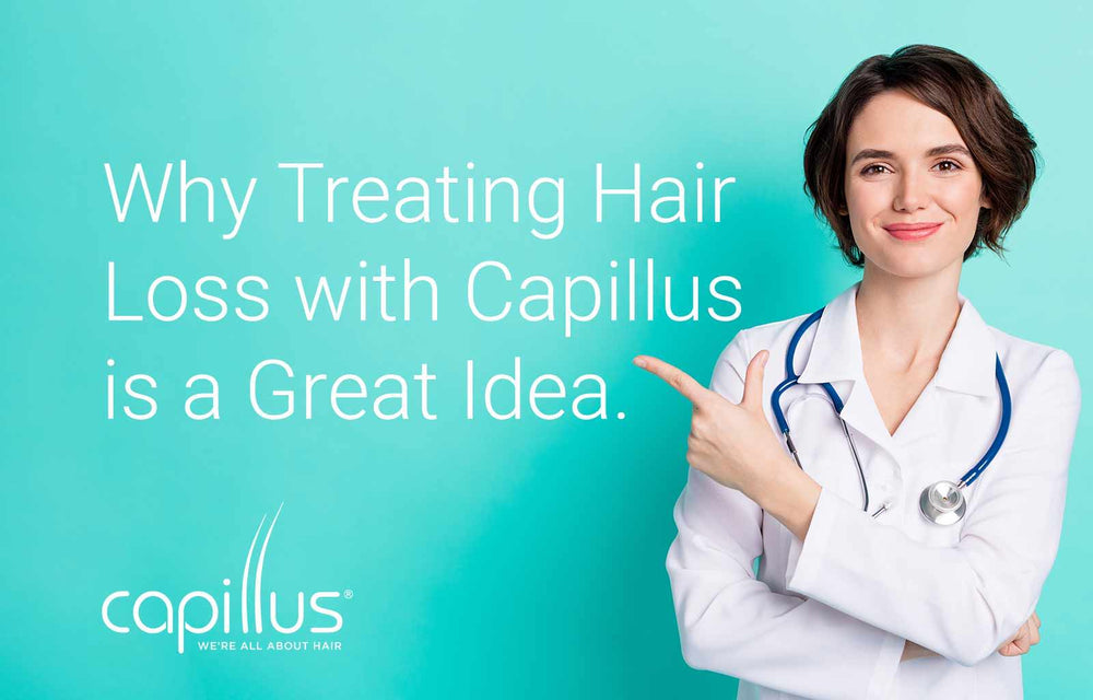 First Focal Laser Cap for Focal Hair Loss Treatment - Capillus