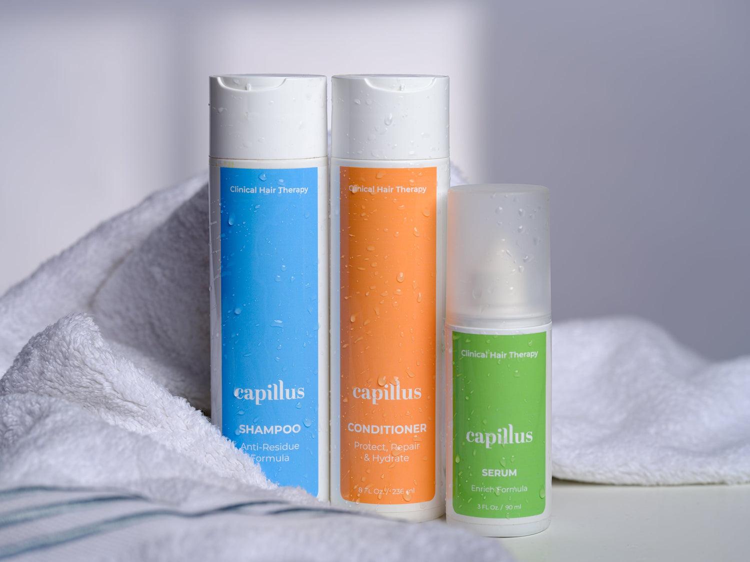 Introducing the New Capillus Hair Care Line: 100% Natural Ingredients for Thinning Hair